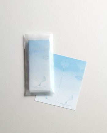 Table name Cards - Watercolour Light Blue