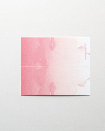 Table name Cards - Watercolour Pink