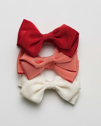 Opera Red Gros Grain Swirl Bow n°15 (M)