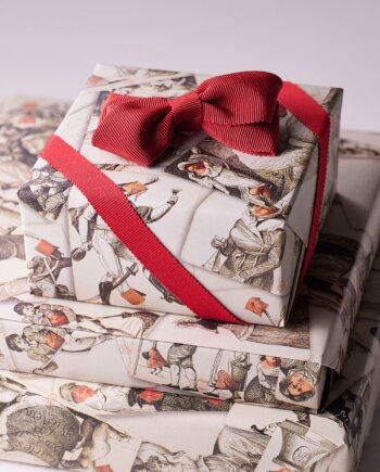 Smeared Cards Gift Wrap